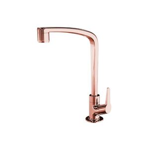 Torneira para Cozinha de Mesa 1167 Bica Alta F71 Rose Gold LORENZETTI