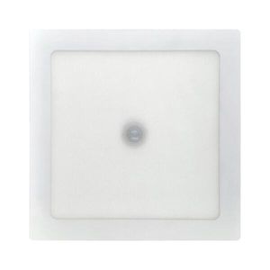 Plafon de Led de Sobrepor 18W Bivolt 6500K Quadrado Branco com Sensor BRONZEARTE
