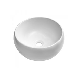 Cuba de Apoio Redonda Kona 35cm Branco MONDIALLE