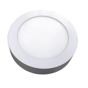 Plafon de Led de Sobrepor 18W Bivolt 6500K Redondo Branco BRONZEARTE