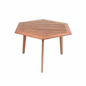 Mesa de Jantar Hexagonal Jatoba 125,5cm MADEBAL