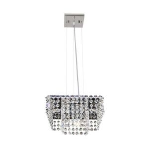 Lustre Cristal Milano Quadrado 4xG9 BRONZEARTE