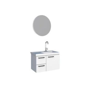 Conjunto Gabinete Aço Roma 60Cm Suspenso Branco COZIMAX