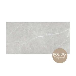 Piso Semi Gres Polido Retificado Soberano Grey 60x120cm FORMIGRES