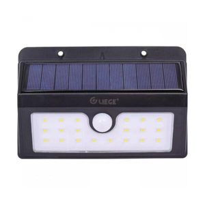 Luminária Solar de Parede 4W 6500K Preto LIEGE