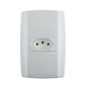 Tomada Slim 2P+T 4x2 Branco 20A ILUMI