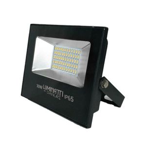 Refletor Led Luz Verde 30W Bivolt Preto LUMINATTI