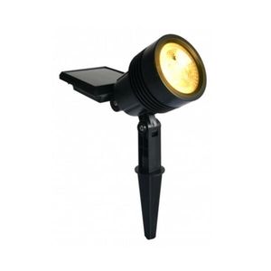 Espeto Spot Solar Led 3000k 20LM Preto ECOFORCE