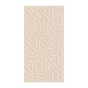 Revestimento Acetinado Retificado 45x90cm Folhas Nude BIANCOGRES