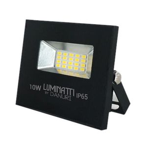 Refletor Led Luz Verde 10W Bivolt Preto LUMINATTI