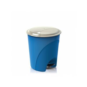 Lixeira Plástica com Pedal 12L Azul ARQPLAST