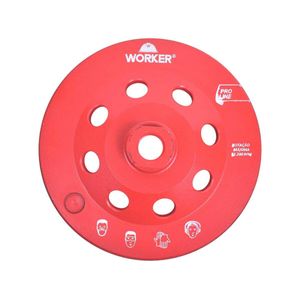 Rebolo Diamantado Turbo 5" WORKER