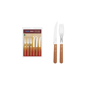 Jogo de Talheres para Churrasco Inox 12 Pçs TRAMONTINA