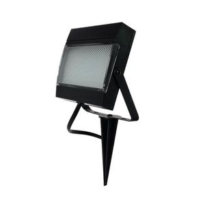 Refletor Led Estaca 6000K 7,5W Preto ECOFORCE