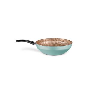 Frigideira Antiaderente Wok 28cm Turquesa MTA