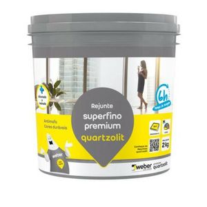 Rejunte Superfino Interno/Externo 2Kg Corda QUARTZOLIT