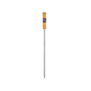 Espeto Simples Cromado Prata 65cm GRILAZER