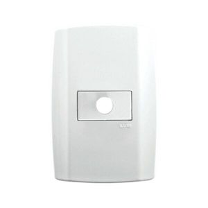 Placa Saída de Fio 1 Furo 4x2 Branco ILUMI