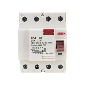 Dispositivo Interruptor DR 4P 30MA 80A STECK