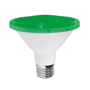 Lâmpada Led PAR30 10W Verde Bivolt LUMINATTI