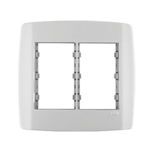 Placa Slim 6 Módulos 4x4 com Suporte Branco ILUMI