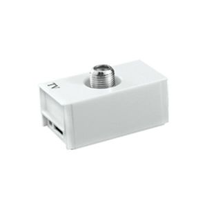 Tomada para Antena de TV Slim Branco ILUMI