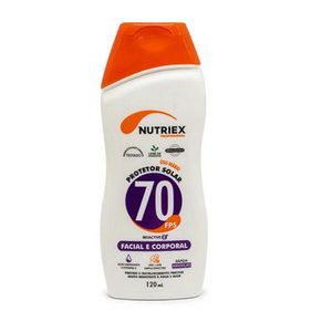 Protetor Solar FPS70 120ml NUTRIEX