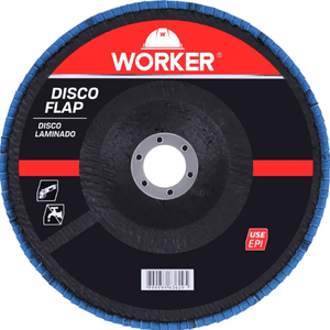 Disco Flap Inox 4.1/2" GR 060 WORKER