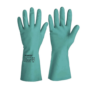 Luva Latex Nitrilica WK40 WORKER Verde M