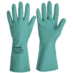 Luva Latex Nitrilica WK40 WORKER Verde GG