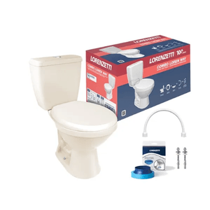 Kit Bacia Caixa Acoplada Way LORENZETTI Branco