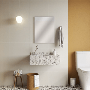 Conjunto Gabinete Iris 60cm Branco Suspenso GAAM