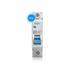 Disjuntor DIN UNI C 10A ELGIN