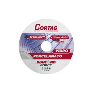 Disco Diamantado Porcelanato/Vidro 115MM CORTAG