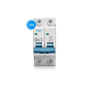 Disjuntor DIN BI C 32A ELGIN