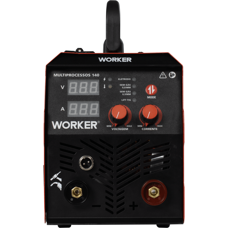 Máquina de Solda Multiprocessos 140A Bivolt WORKER