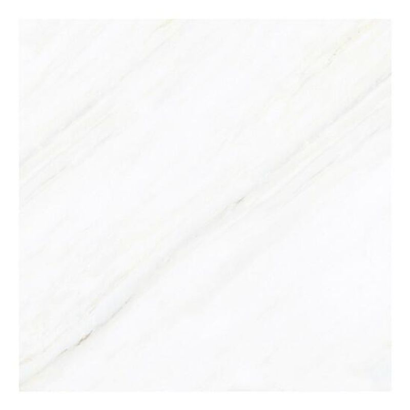 Piso Cerâmico Brilhoso 57x57cm Pedra Bianco LEF