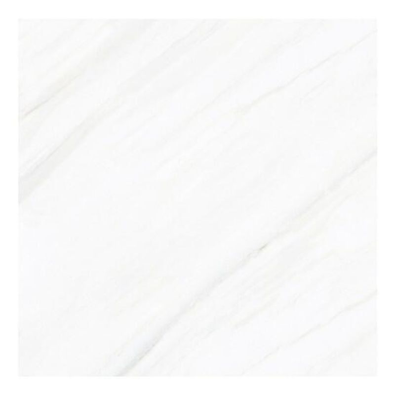 Piso Cerâmico Brilhoso 57x57cm Pedra Bianco LEF