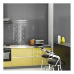 Revestimento 10x20cm Brilhoso Cinza CERAL