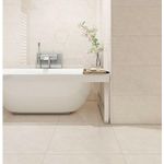 Piso Cerâmico Acetinado 57x57cm Cimento Bege ROX CERÂMICA