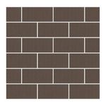 Piso Cerâmico Acetinado 12,5x26,1cm Grafite PIERINI