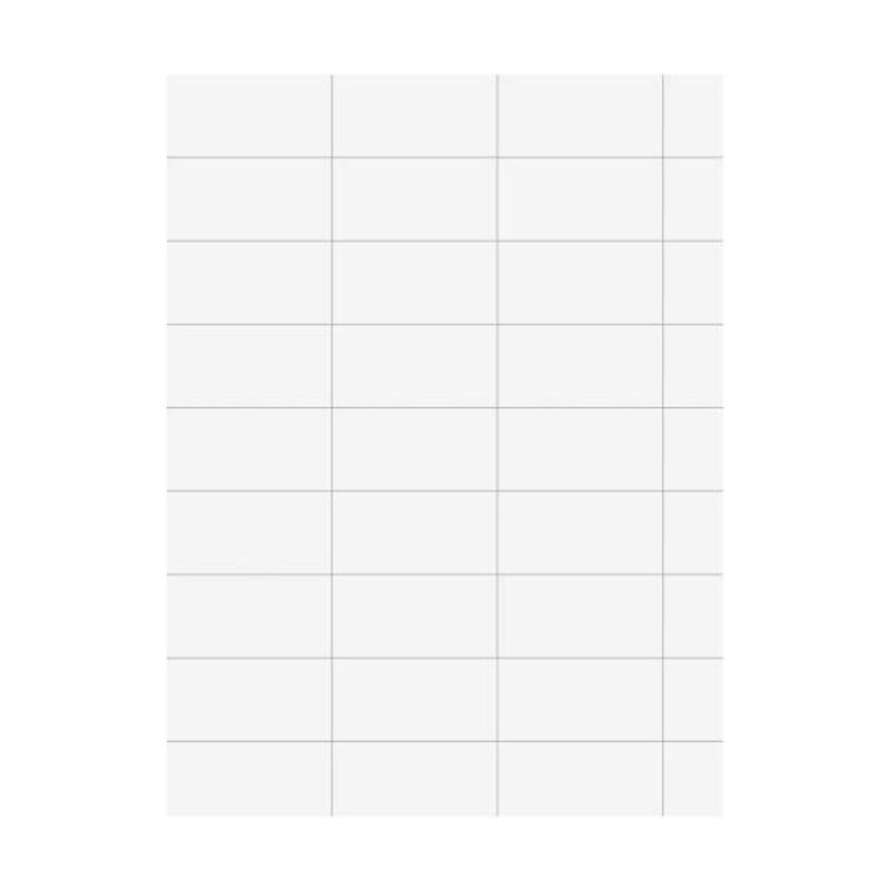 Revestimento Polido 29,8x60,1 White Plain Lux PORTINARI