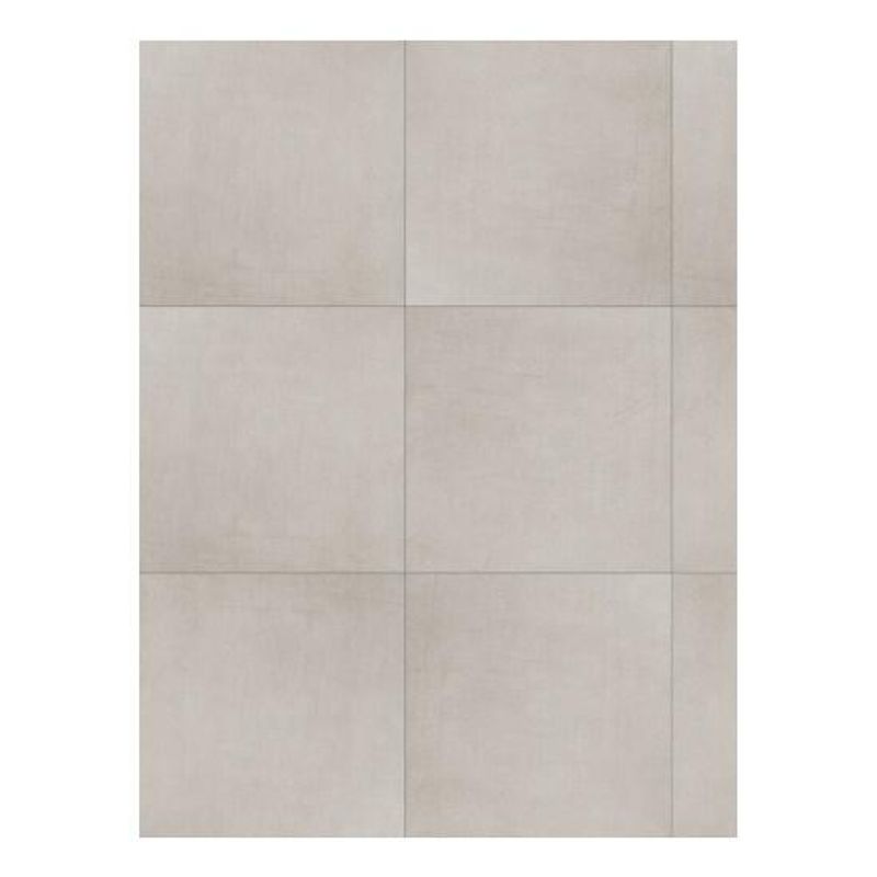 Porcelanato Acetinado Retificado 87,7x87,7cm York Hard Cinza PORTINARI