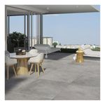 Porcelanato Acetinado Retificado 87,7x87,7cm York Hard Cinza PORTINARI