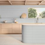 Revestimento Mate Botanique Anis 29x30 Azul Bold PORTOBELLO