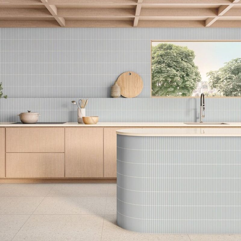 Revestimento Mate Botanique Anis 29x30 Azul Bold PORTOBELLO