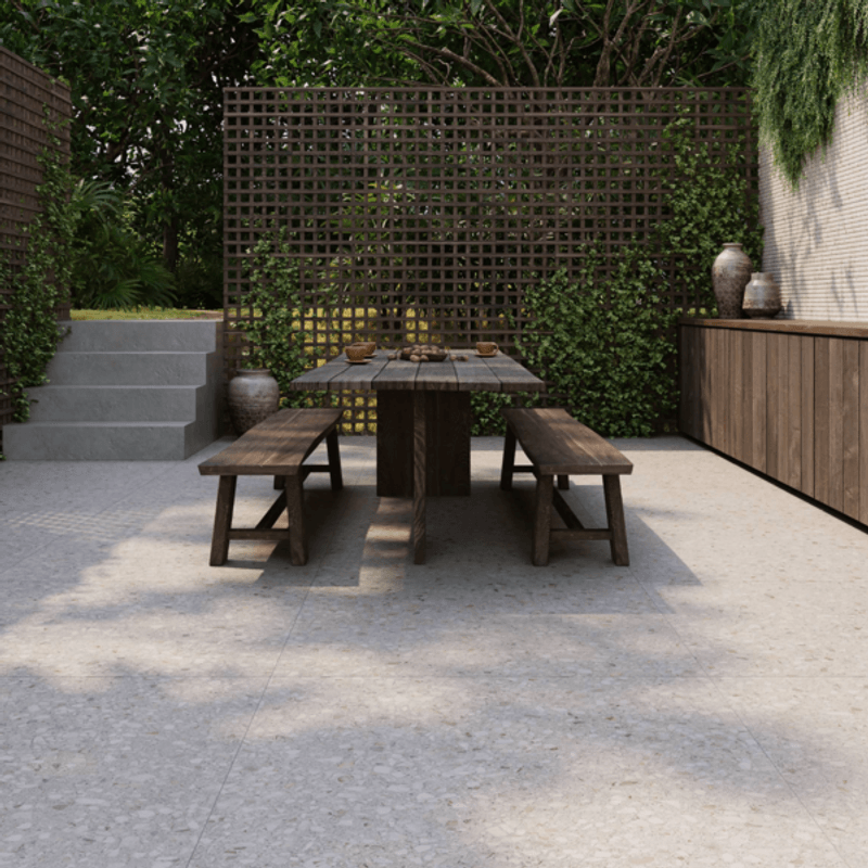 Porcelanato Natural Samba Rock 90X90 Off White Retificado PORTOBELLO