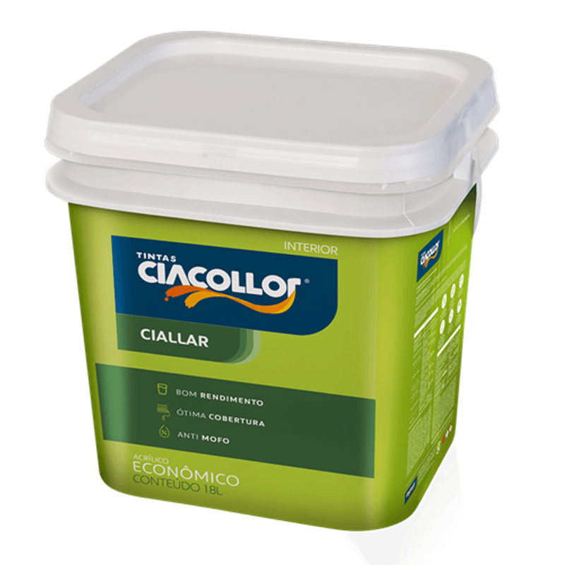 Tinta Acrílica Fosca Ciallar CIACOLLOR