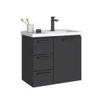 Conjunto Gabinete Aço Ameixa Preto 60 cm COZIMAX