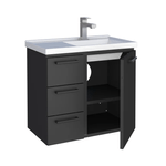 Conjunto Gabinete Aço Ameixa Preto 60 cm COZIMAX